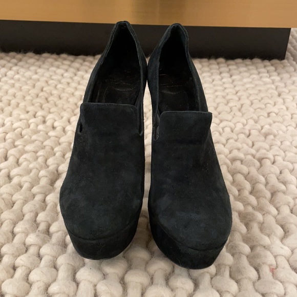 DVF suede heel platforms 37.5 - Picture 4 of 5